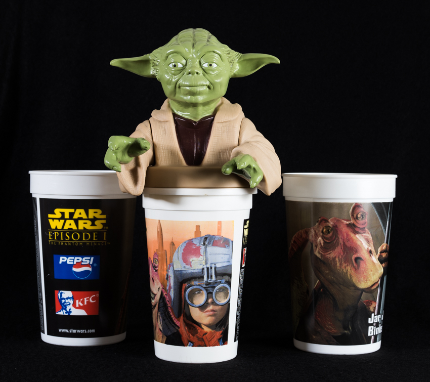 Star Wars Episode 1 Yoda Bust Top & Cups